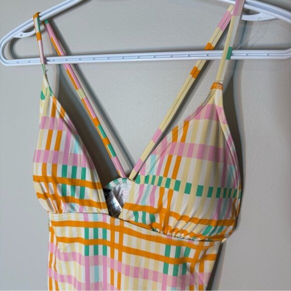 VERO MODA New Multicolour One Piece Swimsuit Bathing Suit Adjustable Straps - Picture 3 of 11